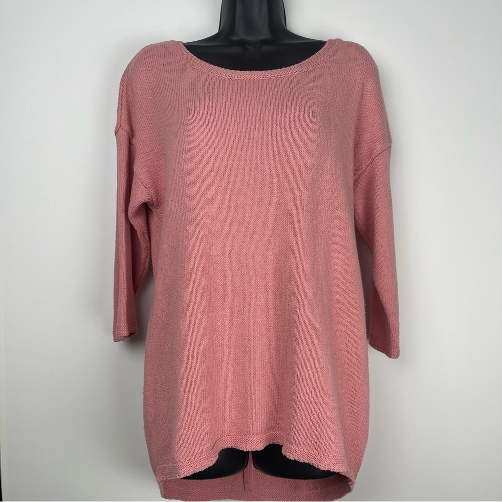 Women's Pink Tunic Sweater